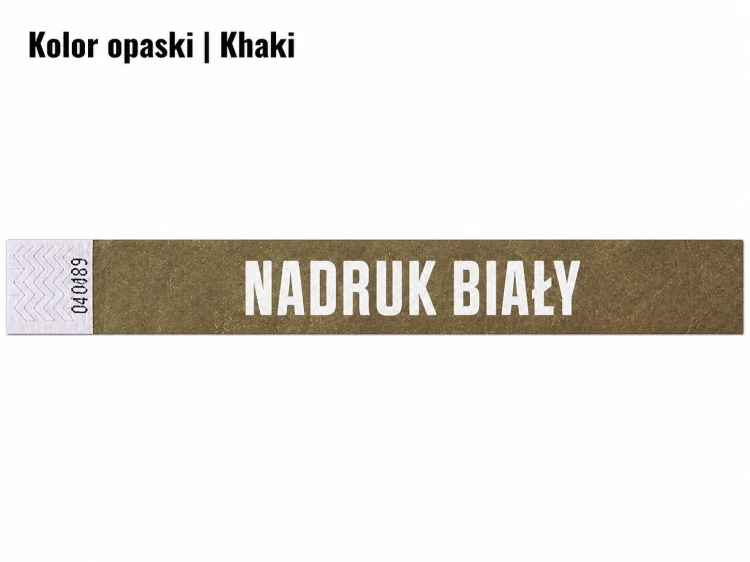 Nadruk biały Khaki Opaska.png